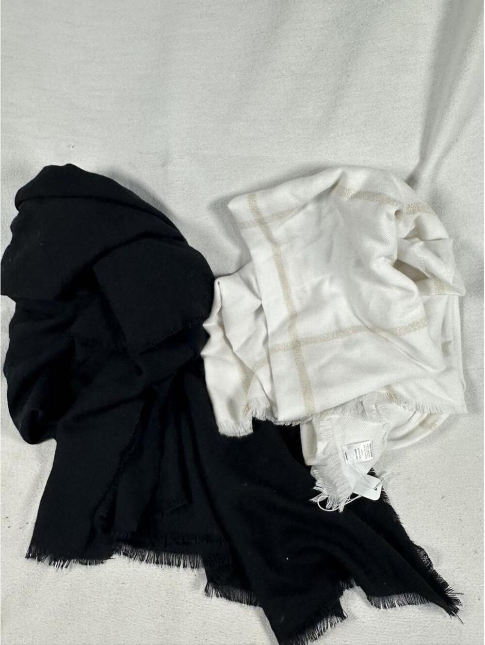 Women's Black and White Scarf bundle